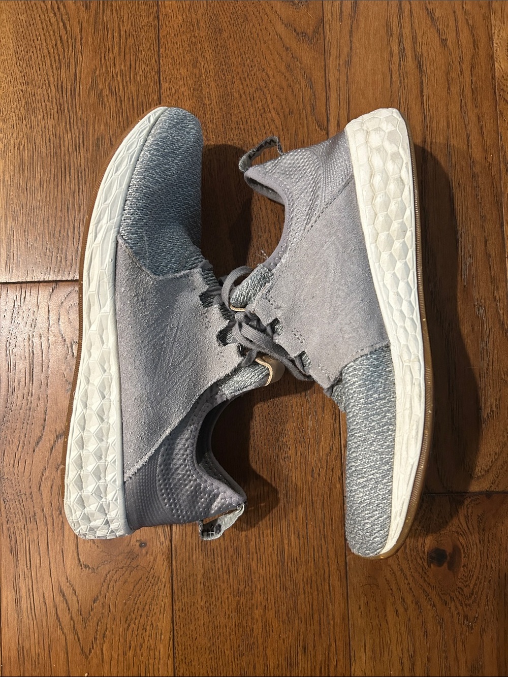Women’s New Balance Lightweight Grey Knit Sneakers